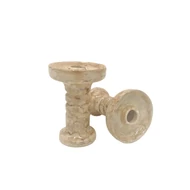 El Nefes mini porcelán phunnel vízipipa kerámia - márvány barna (2)