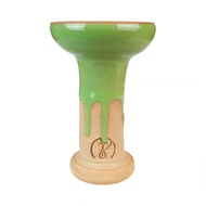 HC Cascade Brown vízipipa kerámia - zöld