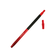 Hookah Flame alumínium szívóvég x konnector - Jagged - Piros