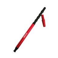 Hookah Flame alumínium szívóvég + konnector - Posh - Piros