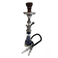 Top Mark 47 cm vízipipa — fekete