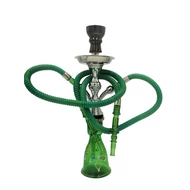 Top Mark vízipipa - 47 cm - 2 csővel - zöld