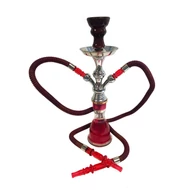 Top Mark vízipipa - 47 cm - 2 csővel - piros