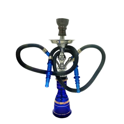 Top Mark vízipipa - 47 cm - 2 csővel - kék