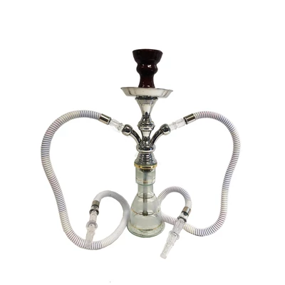 Top Mark vízipipa - 47 cm - 2 csővel - fehér