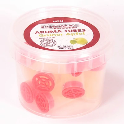 Aroma Tubes zöldalma, 10db szívócső patron