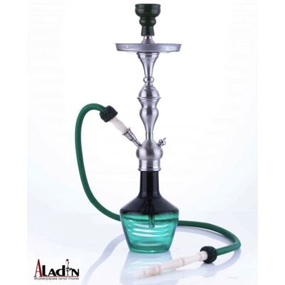 Aladin Lima 66 cm vízipipa — zöld-fekete