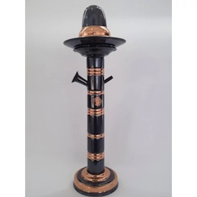 Farida Missile 55 cm, oxidált vörösréz vízipipa